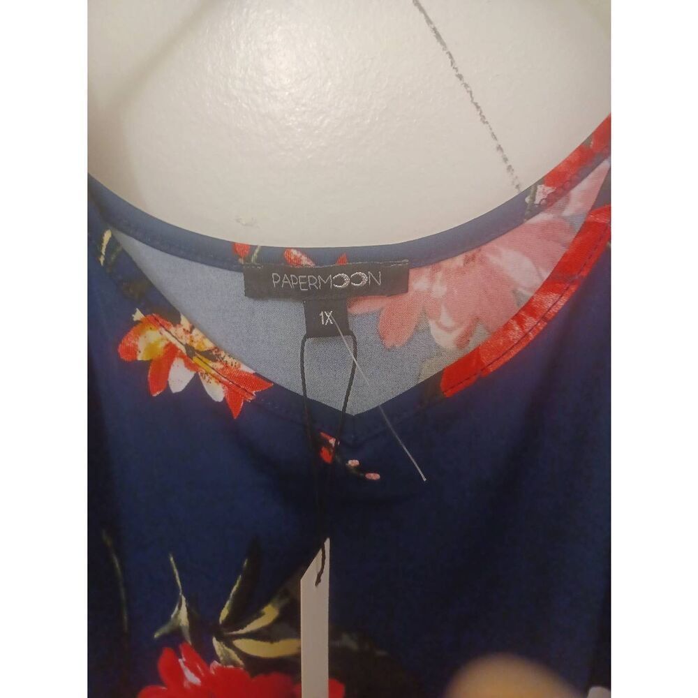 Papermoon Top Sleeveless Color Multi Size 1X - Picture 2 of 3